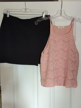 *Outfit* Tricot Skirt (L) And Monteau Tank Top (L)